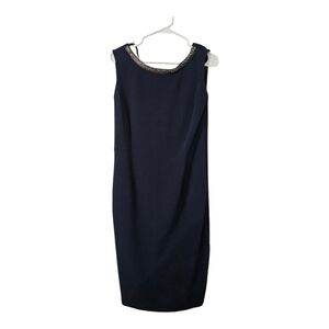 Maya Brooke plus size navy blue dress!